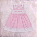 Big Sister Flutter Smock Dress