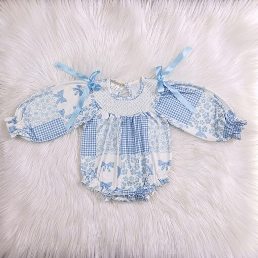 Quilted Smock Bow Bubble