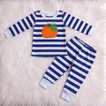 Blue Striped Pumpkin Lounge Set