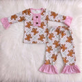 WS Pink Plaid Gingerbread Lounge Set
