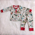Dinosaur Christmas Button Lounge Set