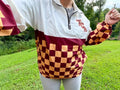 Checkered Custom Print Logo Windbreaker