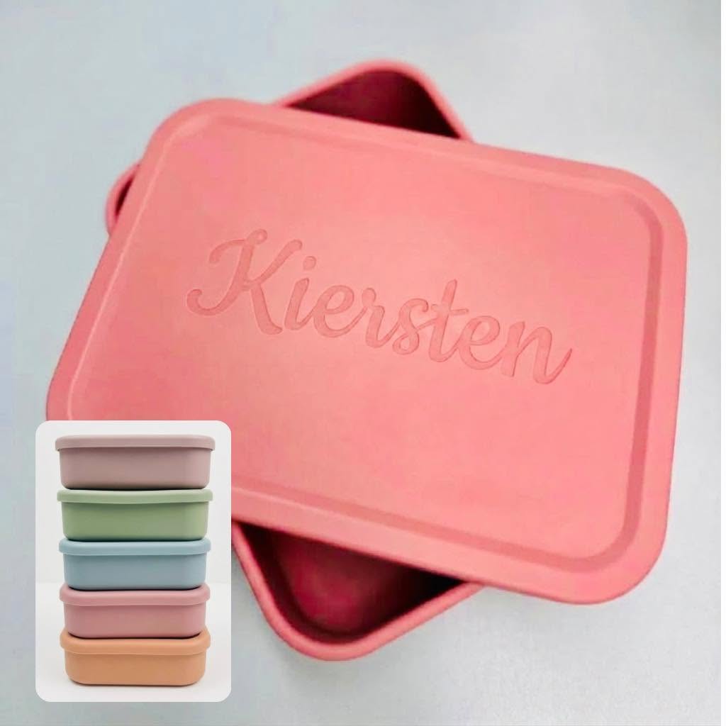 3 Compartment Personalized Bento Box
