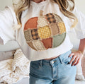 Gildan Quilted Pumpkin Tee + Crewneck