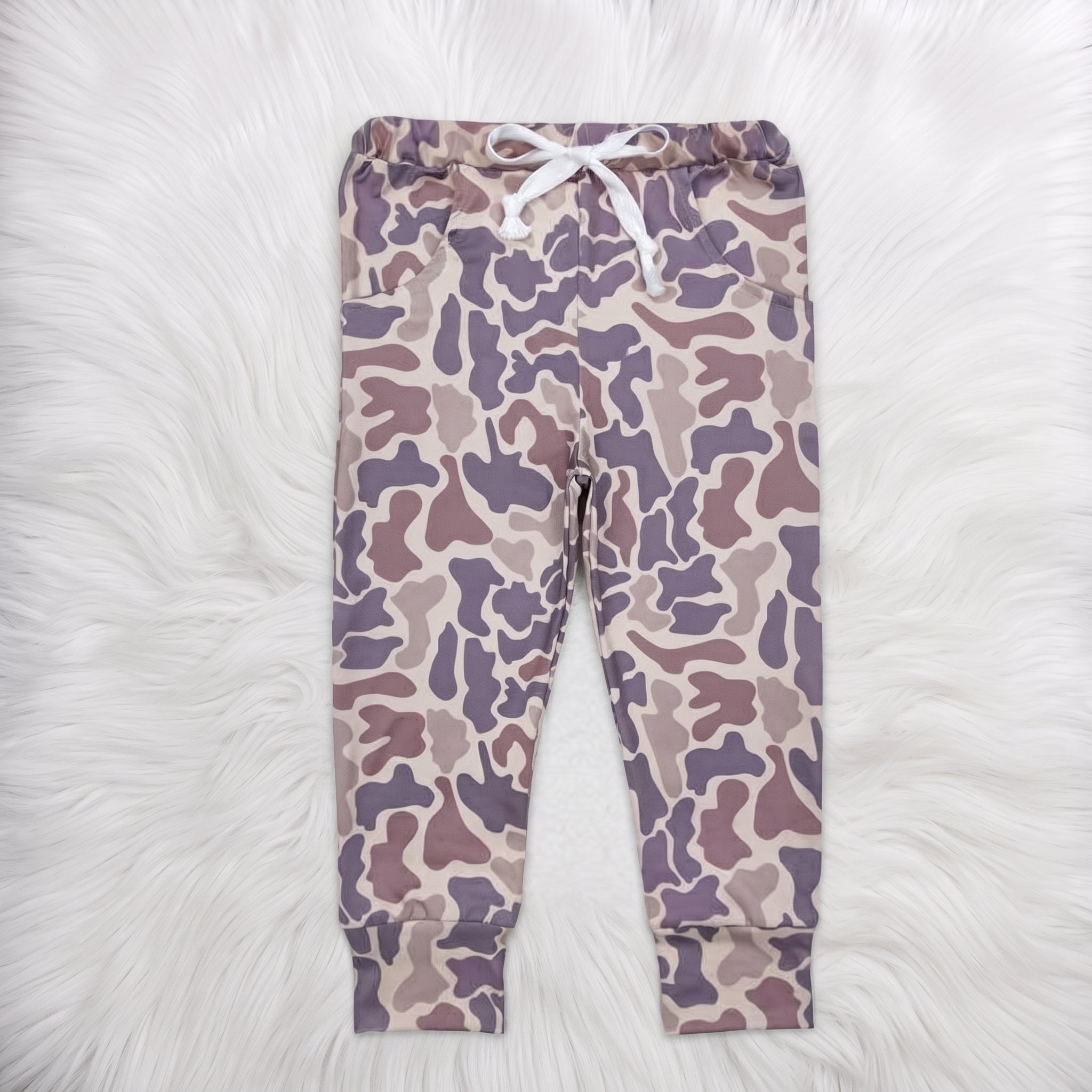 Drawstring Camo Bottoms