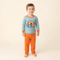 I Dig Fall Gingham Tractor Top W/ Orange Pants