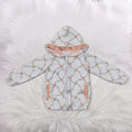 Floral Pumpkin ZIp Jacket