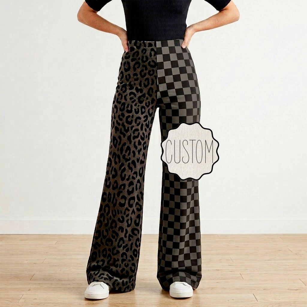 {Adult + Youth} Custom Print Two Tone Pants