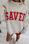 Saved By Grace Mock Neck Sweatshirt {3 Options}