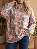 Women's Oversized Camo Sweatshirt