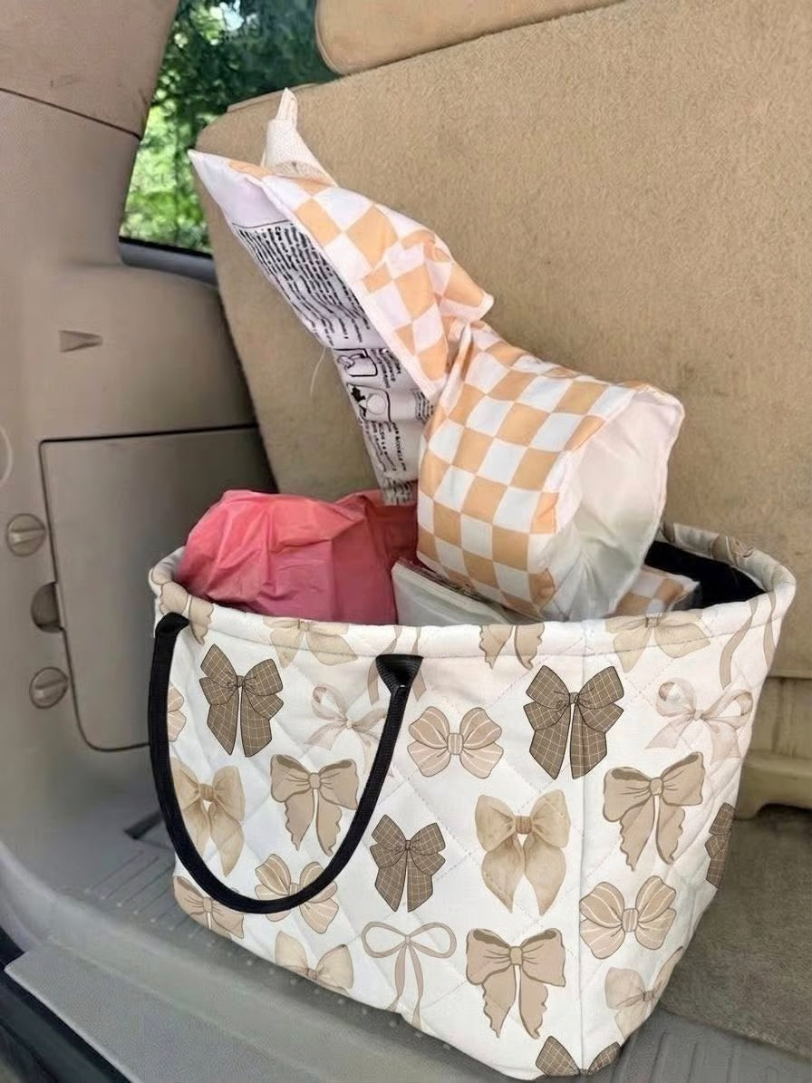 Custom Print Quilt Storage Basket